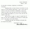  Gilbert Henry Stephenson. Application No. 5151.  Letter from Oscar Abrahamson to Board of Pardons, March 2, 1921.--Correspondence (gif)